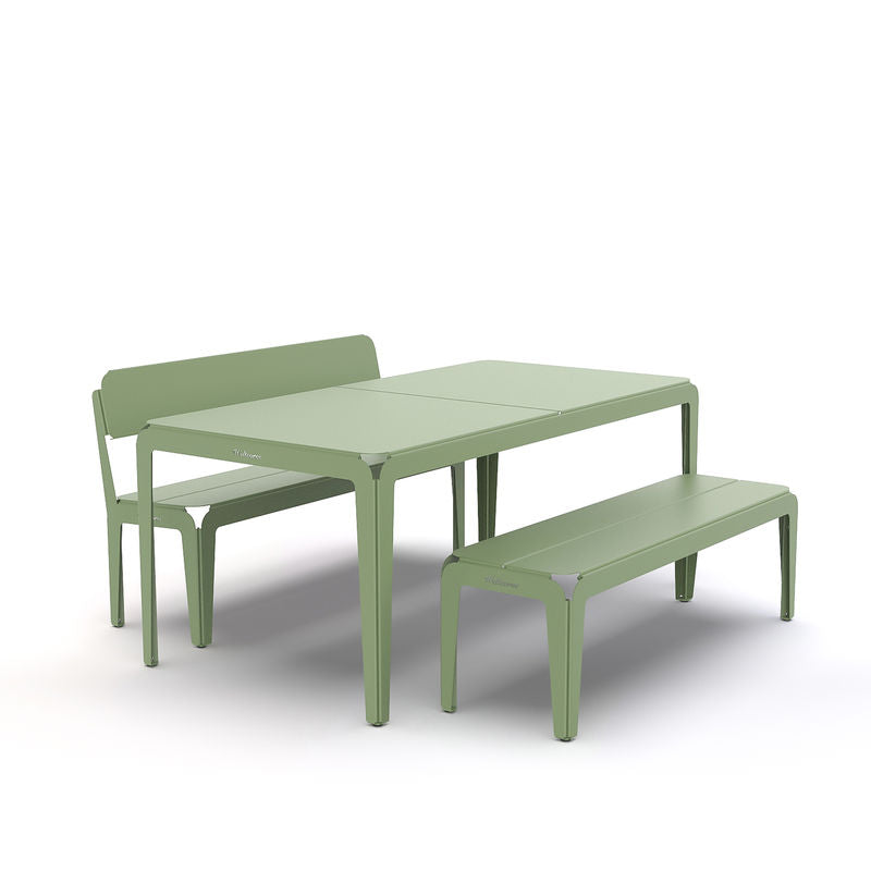 Bended Bench Seat with Backrest