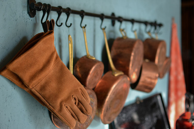 Leather Heat-Resistant Gloves