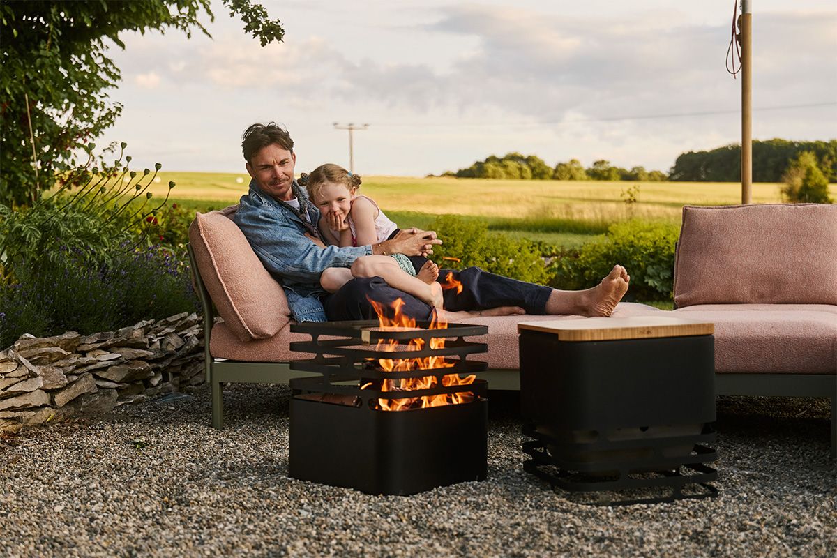 Cube Fire Basket