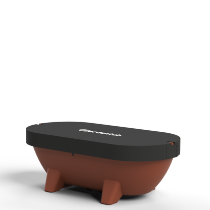 Terracotta Gardentub with standard anthracite cover