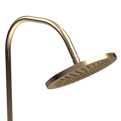 Brass Gardentub Shower with round rain shower head