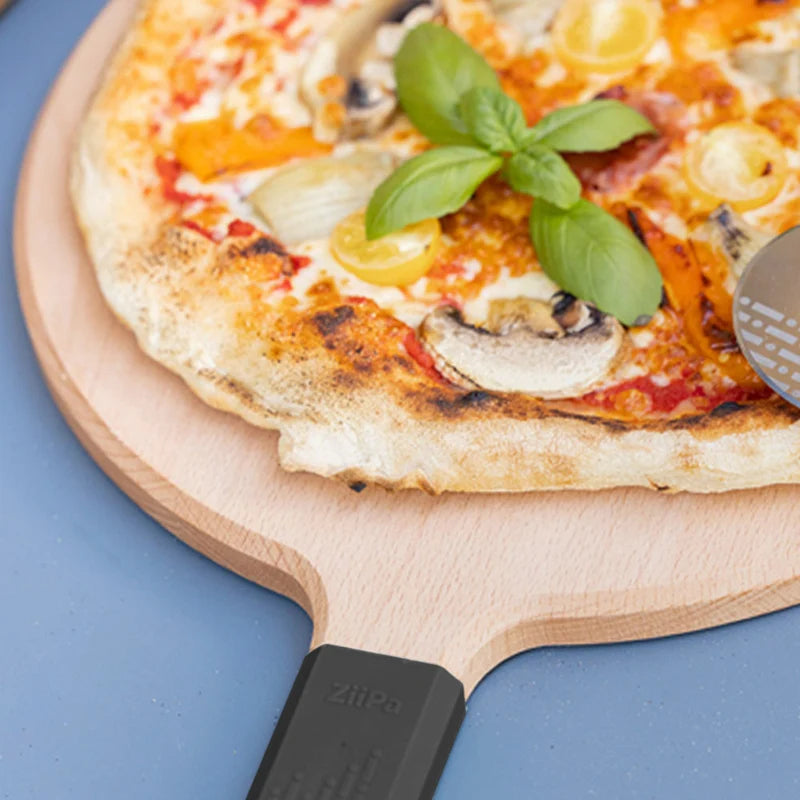 Sora Beech Pizza Serving Board 31cm - Charcoal